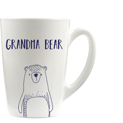 Grandma Bear Mug, Christmas Gift for Grandma, Xmas Presents for Grandparents